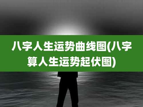 八字人生运势曲线图(八字算人生运势起伏图)