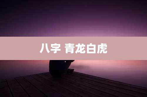 八字 青龙白虎
