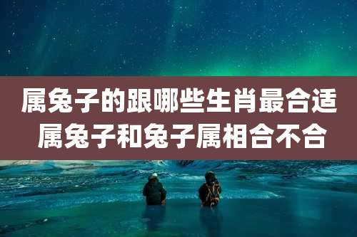 属兔子的跟哪些生肖最合适 属兔子和兔子属相合不合