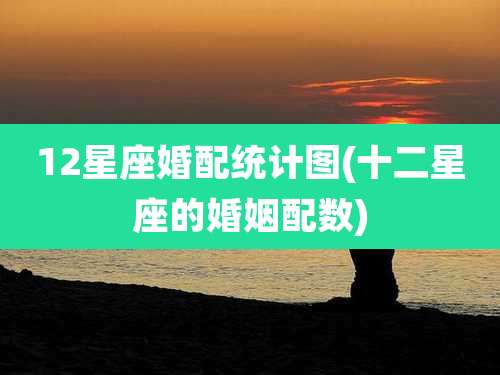 12星座婚配统计图(十二星座的婚姻配数)