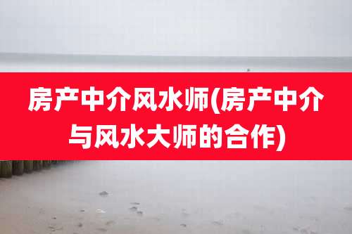 房产中介风水师(房产中介与风水大师的合作)