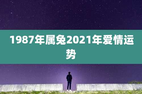 1987年属兔2021年爱情运势