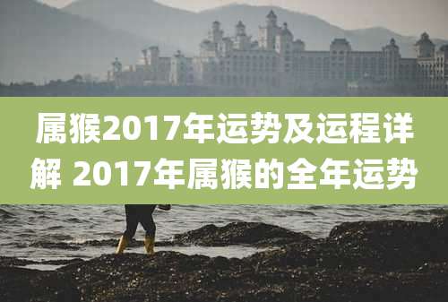 属猴2017年运势及运程详解 2017年属猴的全年运势