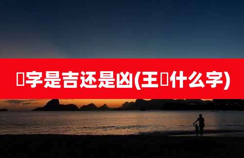 炘字是吉还是凶(王矞什么字)