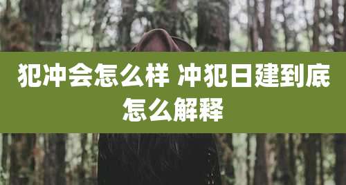 犯冲会怎么样 冲犯日建到底怎么解释