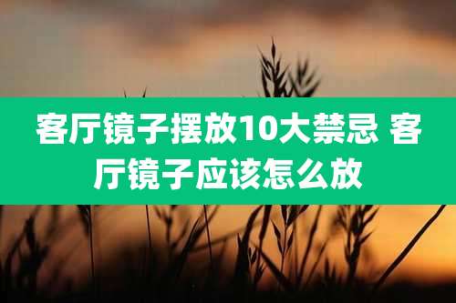 客厅镜子摆放10大禁忌 客厅镜子应该怎么放