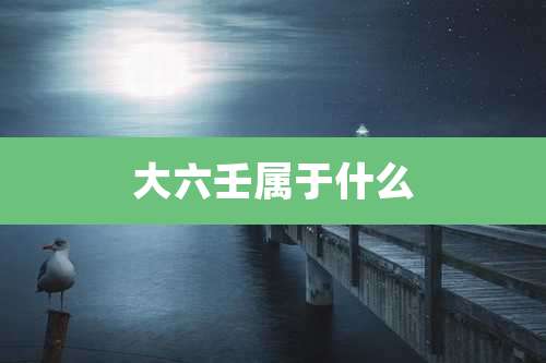 大六壬属于什么