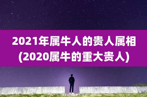 2021年属牛人的贵人属相(2020属牛的重大贵人)