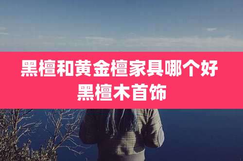 黑檀和黄金檀家具哪个好 黑檀木首饰