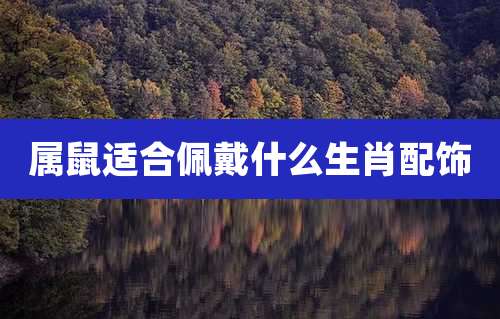 属鼠适合佩戴什么生肖配饰