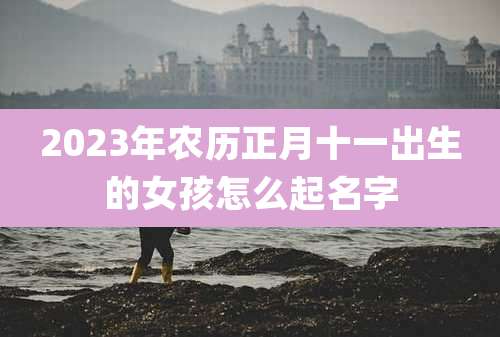 2023年农历正月十一出生的女孩怎么起名字