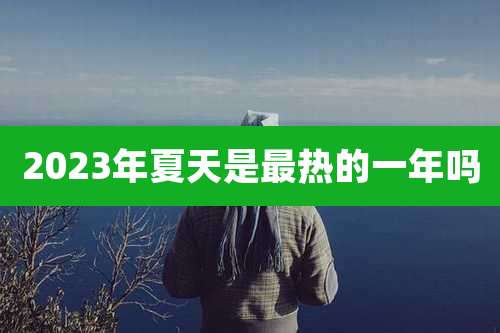 2023年夏天是最热的一年吗