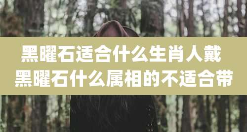 黑曜石适合什么生肖人戴 黑曜石什么属相的不适合带