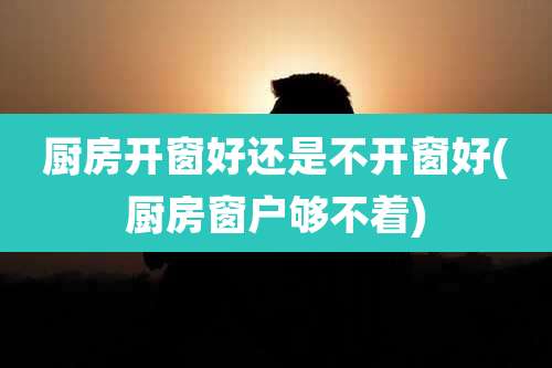 厨房开窗好还是不开窗好(厨房窗户够不着)