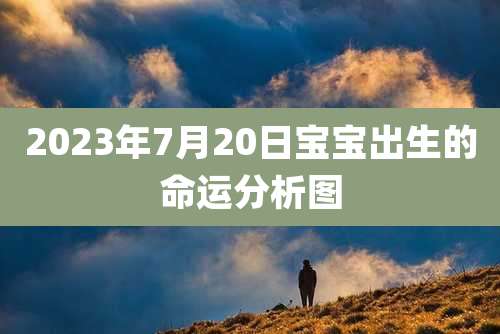 2023年7月20日宝宝出生的命运分析图