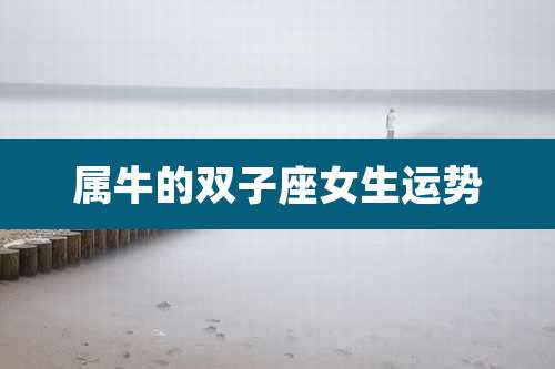 属牛的双子座女生运势