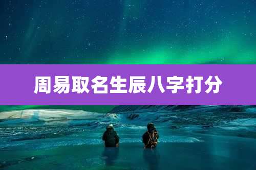 周易取名生辰八字打分