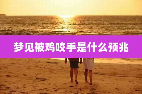 梦见被鸡咬手是什么预兆