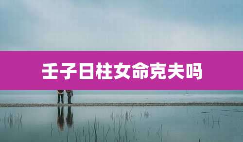 壬子日柱女命克夫吗