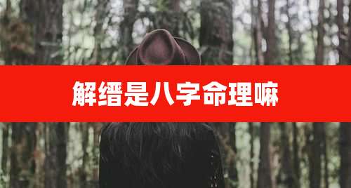 解缙是八字命理嘛