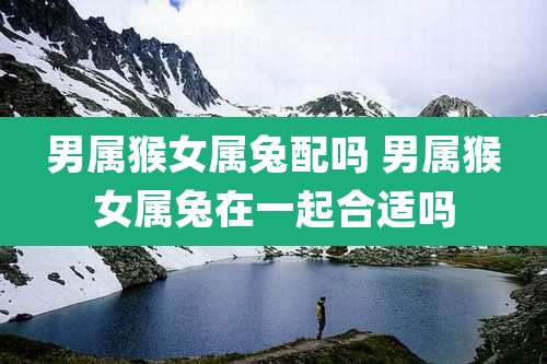 男属猴女属兔配吗 男属猴女属兔在一起合适吗
