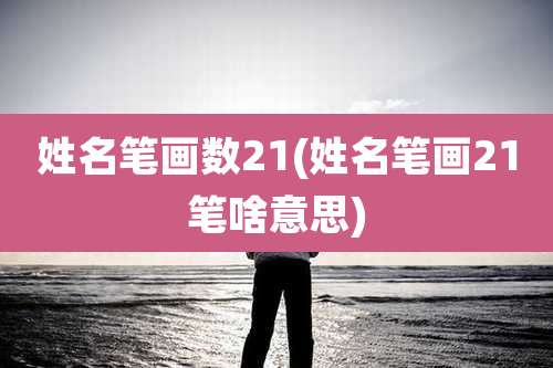 姓名笔画数21(姓名笔画21笔啥意思)