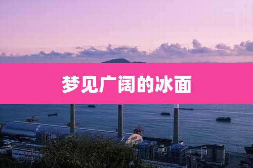 梦见广阔的冰面