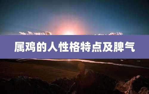 属鸡的人性格特点及脾气