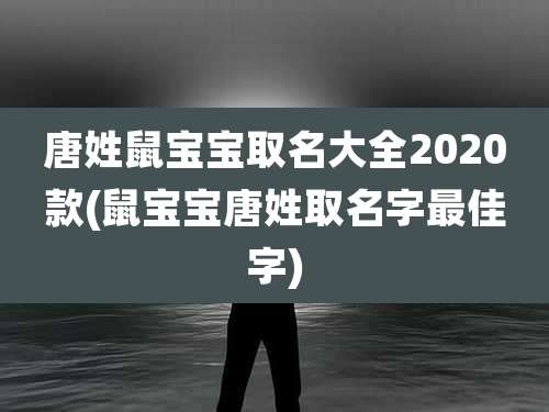 唐姓鼠宝宝取名大全2020款(鼠宝宝唐姓取名字最佳字)