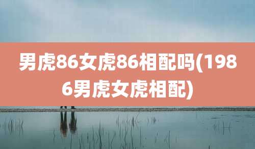 男虎86女虎86相配吗(1986男虎女虎相配)