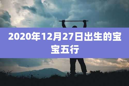 2020年12月27日出生的宝宝五行