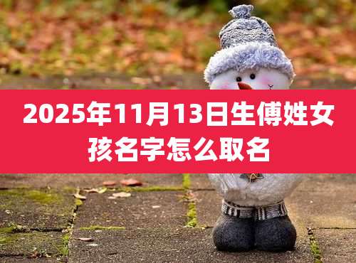 2025年11月13日生傅姓女孩名字怎么取名
