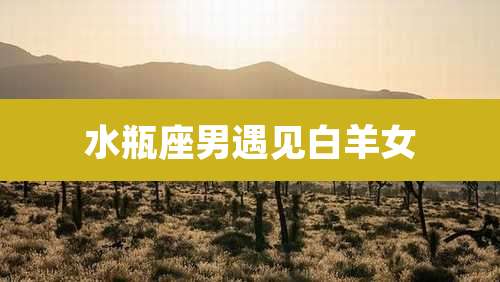 水瓶座男遇见白羊女