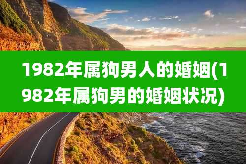 1982年属狗男人的婚姻(1982年属狗男的婚姻状况)