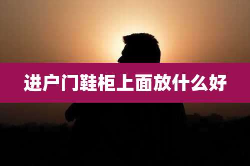 进户门鞋柜上面放什么好