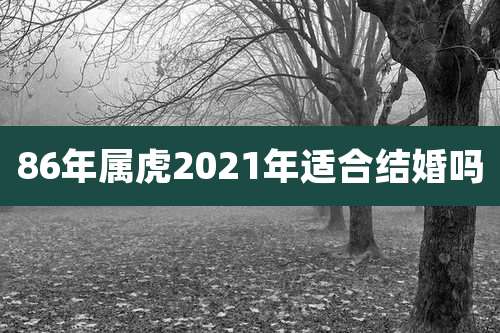 86年属虎2021年适合结婚吗