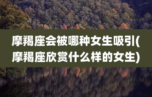 摩羯座会被哪种女生吸引(摩羯座欣赏什么样的女生)