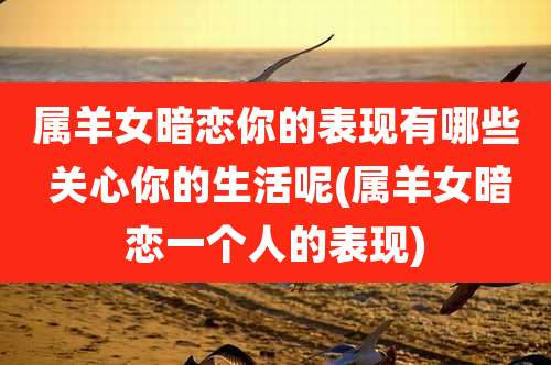 属羊女暗恋你的表现有哪些 关心你的生活呢(属羊女暗恋一个人的表现)
