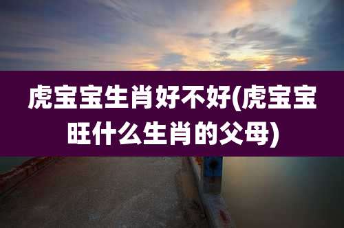 虎宝宝生肖好不好(虎宝宝旺什么生肖的父母)