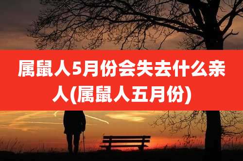 属鼠人5月份会失去什么亲人(属鼠人五月份)