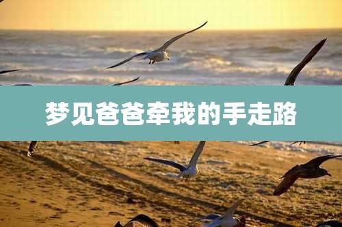 梦见爸爸牵我的手走路