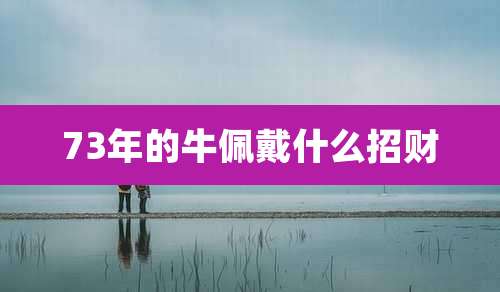 73年的牛佩戴什么招财