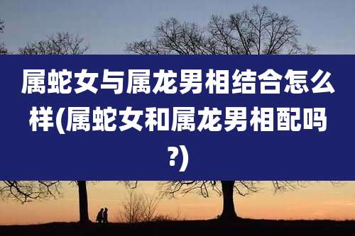 属蛇女与属龙男相结合怎么样(属蛇女和属龙男相配吗?)