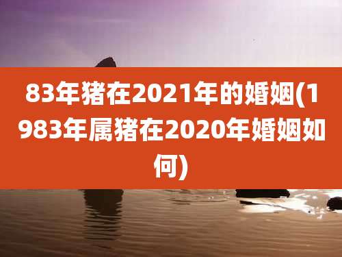 83年猪在2021年的婚姻(1983年属猪在2020年婚姻如何)