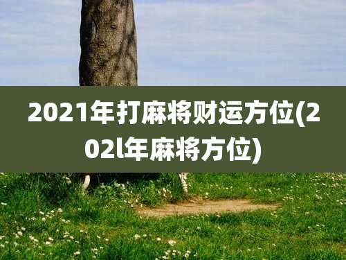 2021年打麻将财运方位(202l年麻将方位)