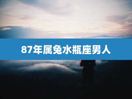 87年属兔水瓶座男人