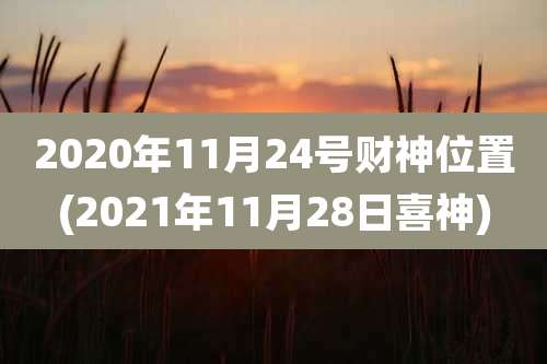 2020年11月24号财神位置(2021年11月28日喜神)