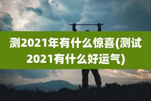 测2021年有什么惊喜(测试2021有什么好运气)