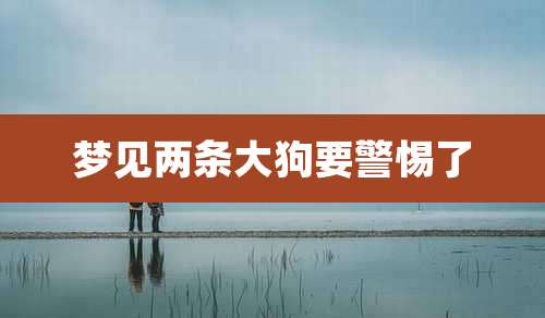 梦见两条大狗要警惕了