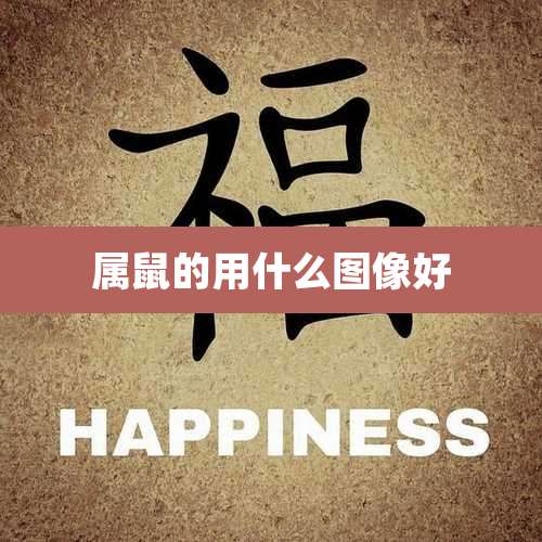 属鼠的用什么图像好